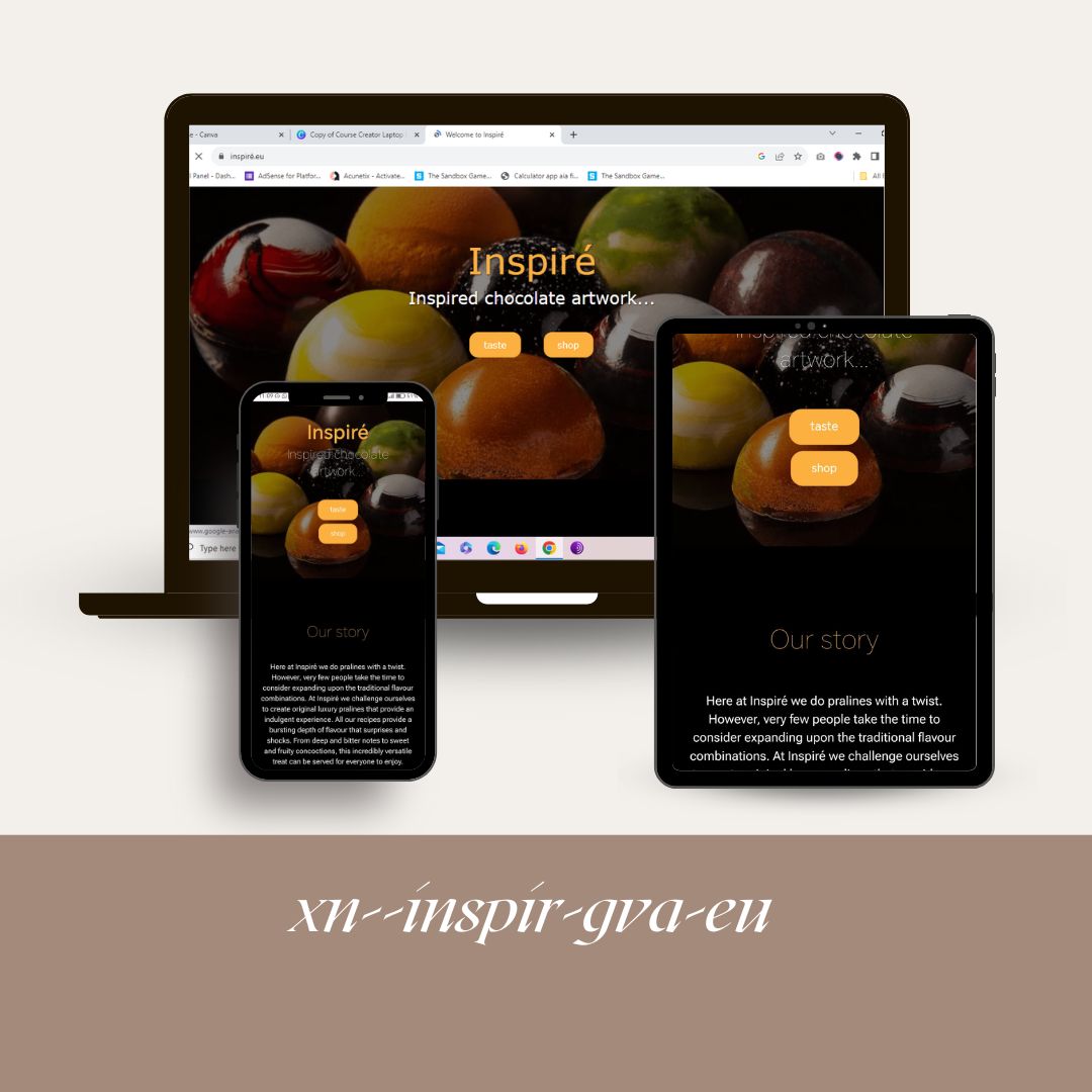 A website designed and developed from scratch by us for an overseas client. 